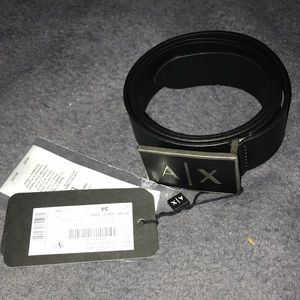 Classic A/X plate belt by Armani Exchange